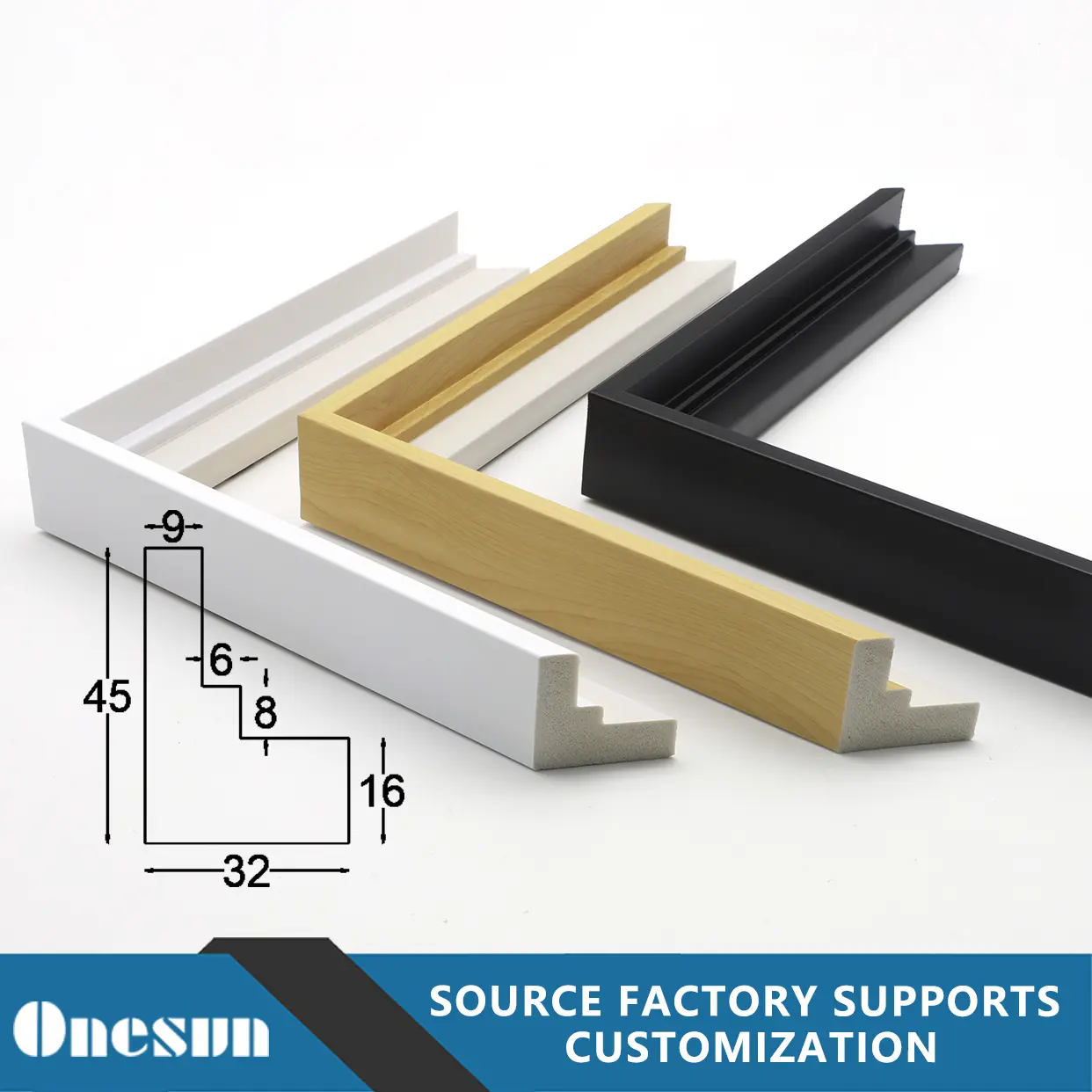 Wood Grain Imitation Frame Strip