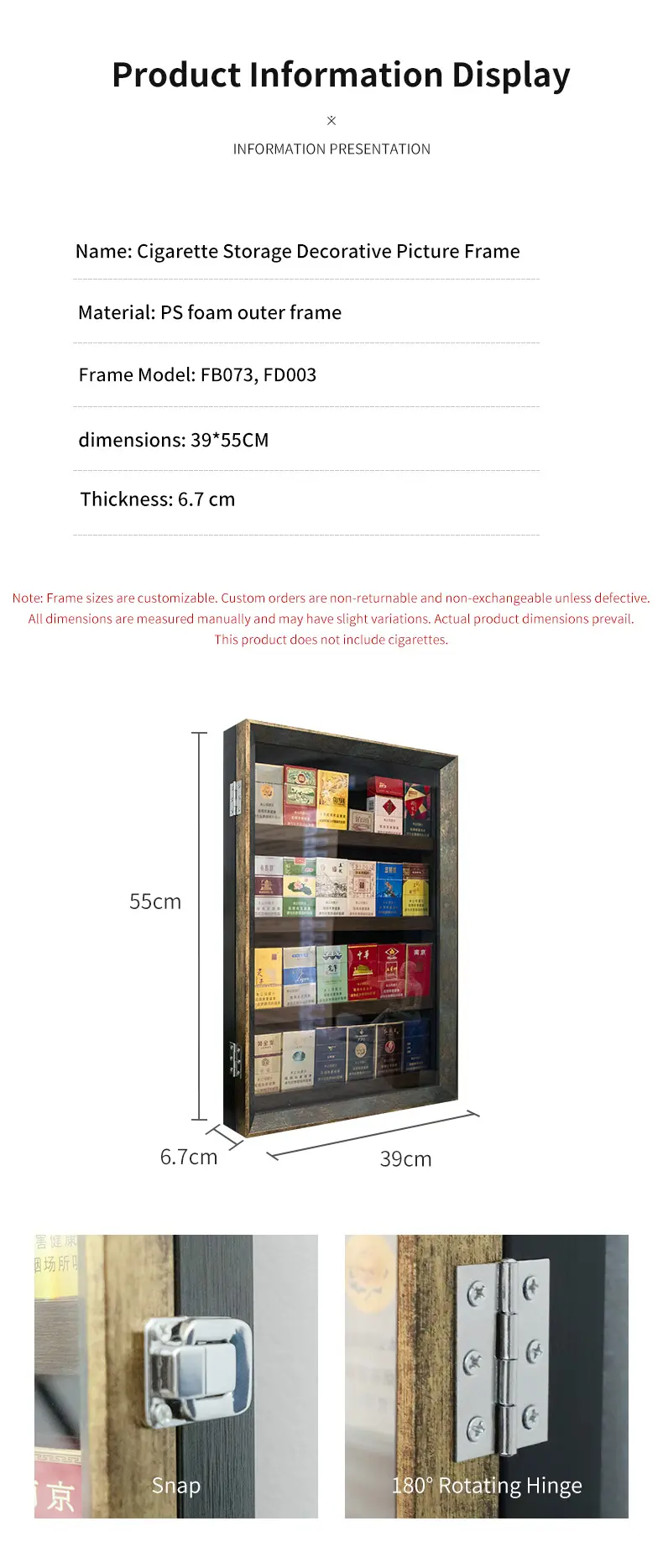 Product Information Display