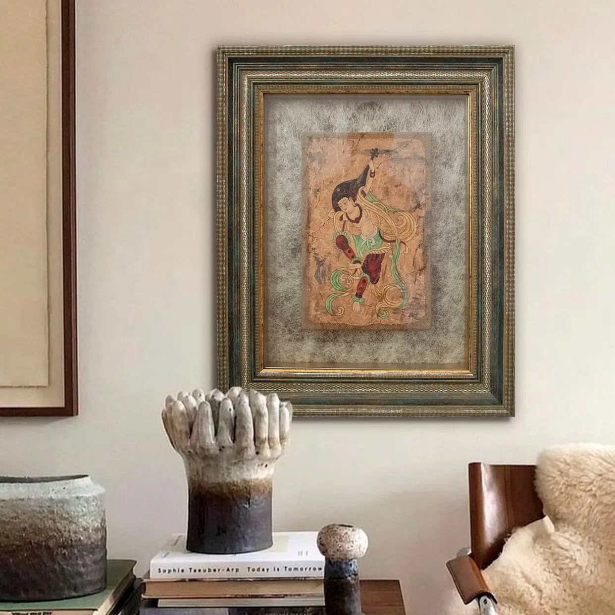 Dunhuang Flying Apsaras Creative Mural Decorative Painting