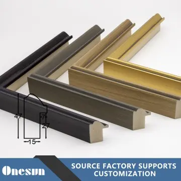 A warm, antique wood frame for a timeless, nostalgic ambiance.