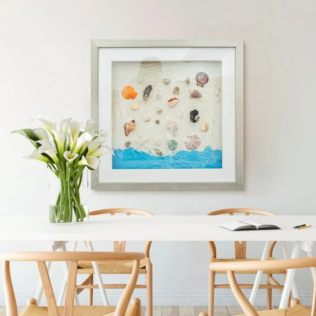 Seashell Texture Decorative Painting