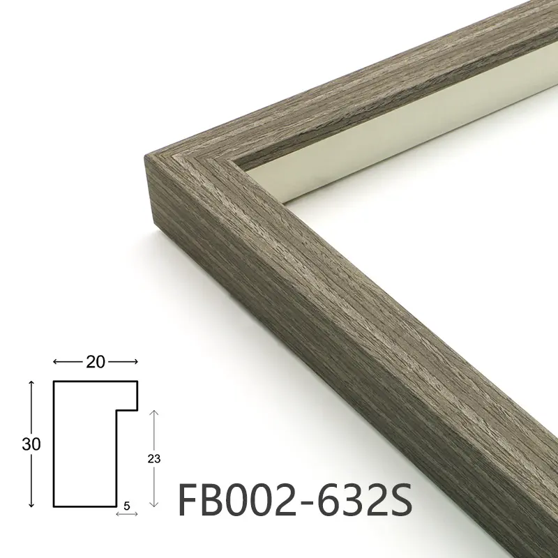 Lightweight wood grain frames