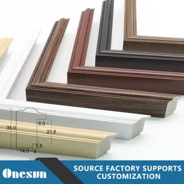 Luxurious 3D Texture: Wood Grain PS Foam Picture Frames