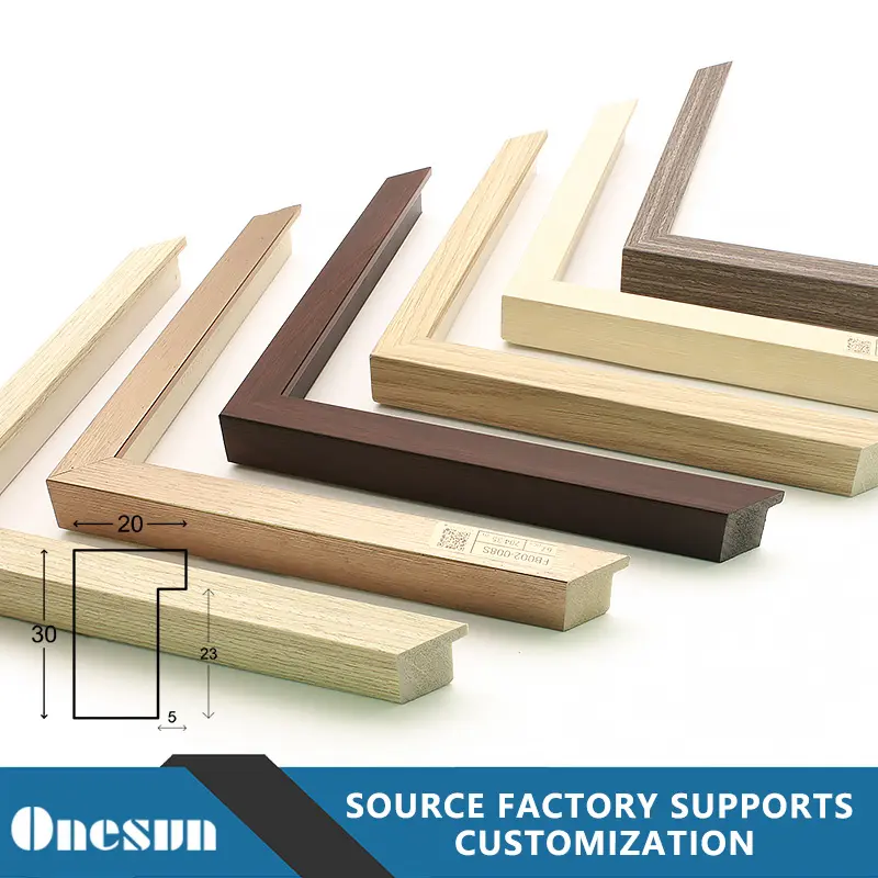 Wood-like foam frames