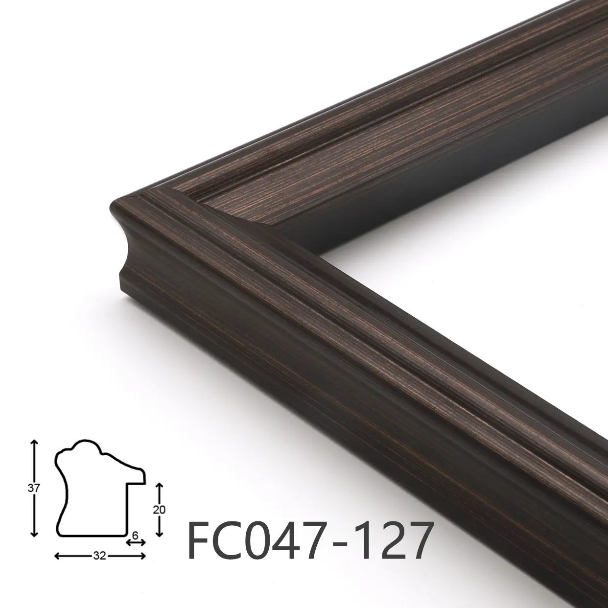 Coffee Brown Wood Imitation