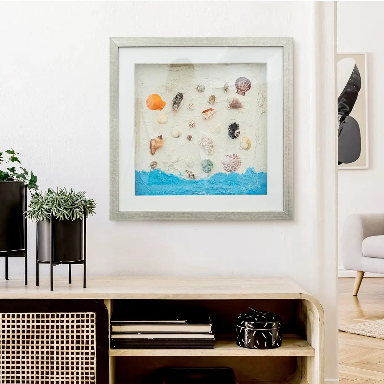 Seashell Texture Decorative Painting