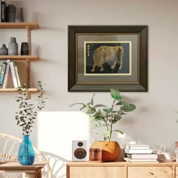 The “Textured Support” Symbolizing the Golden Ox: The Beauty of Bridging Tradition and Modernity in PS Material Picture Frames