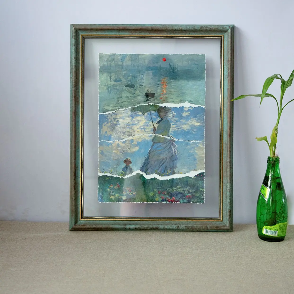 Monet Painting Collection: Transparent Decorative Artwork