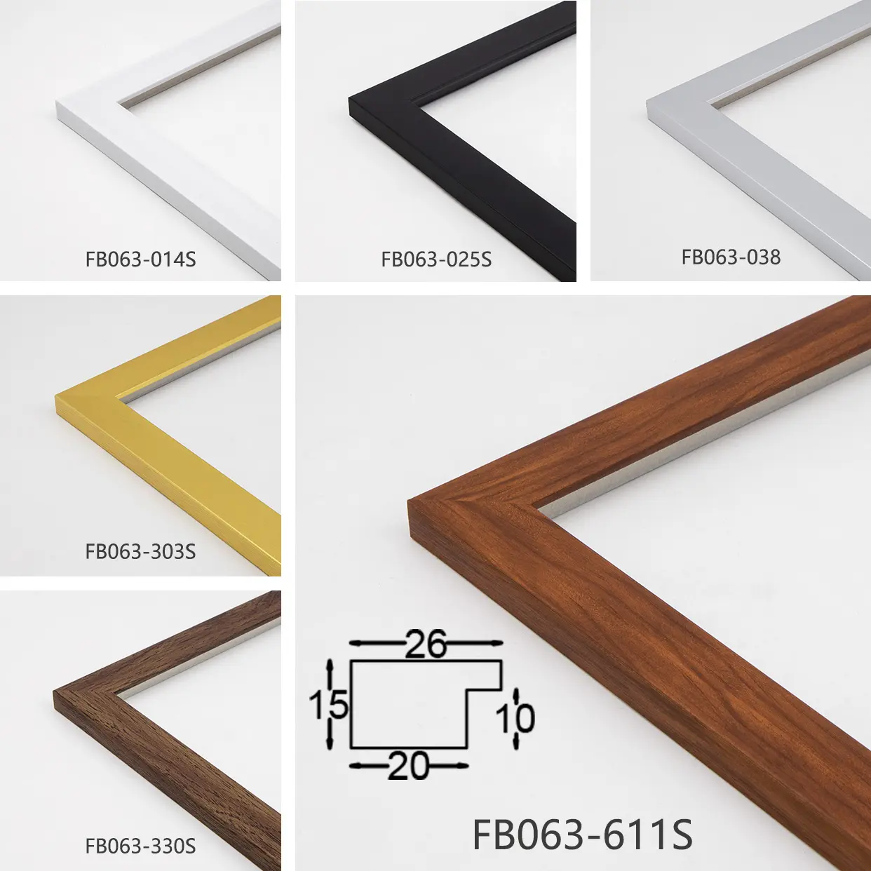 Wood Grain Imitation Frame