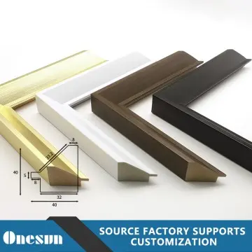 Single Color PS Foam Decorative Moulding Profiles