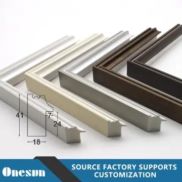 A modern minimalist photo frame crafted from lightweight PS foam.