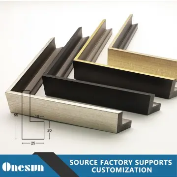 Wood-look PS frames: Natural texture, ligh...