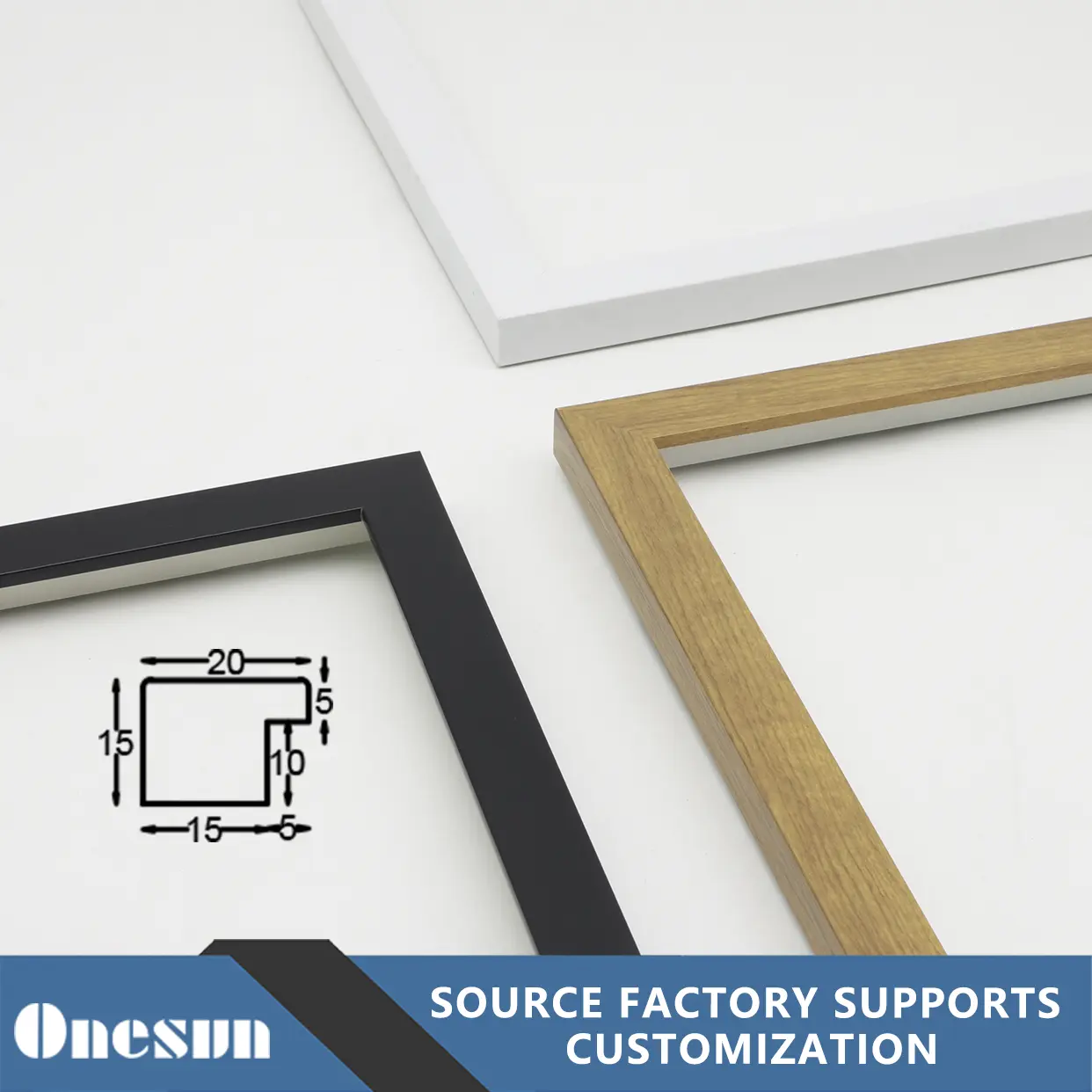 Modern Minimalist Wood Imitation Picture Frame