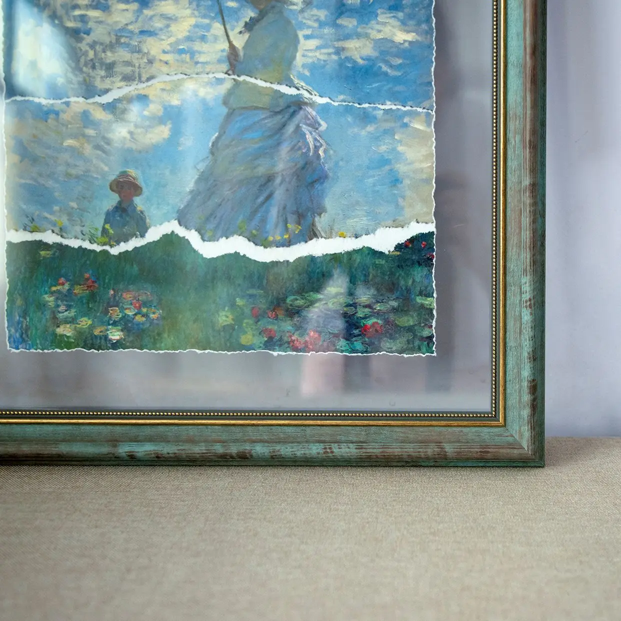 Monet Painting Collection: Transparent Decorative Artwork