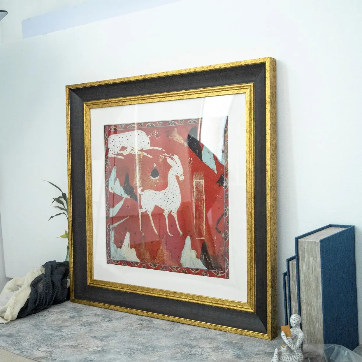 Dunhuang Mural Nine-Colored Deer Decorative Painting