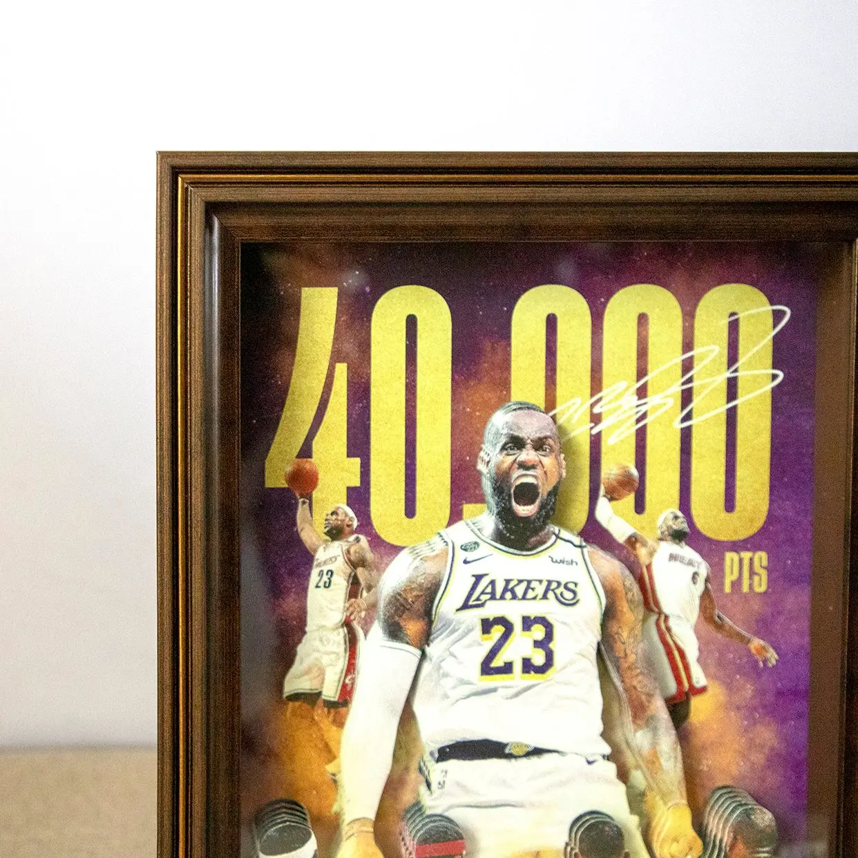 James 3D Paper Sculpture Decorative Painting