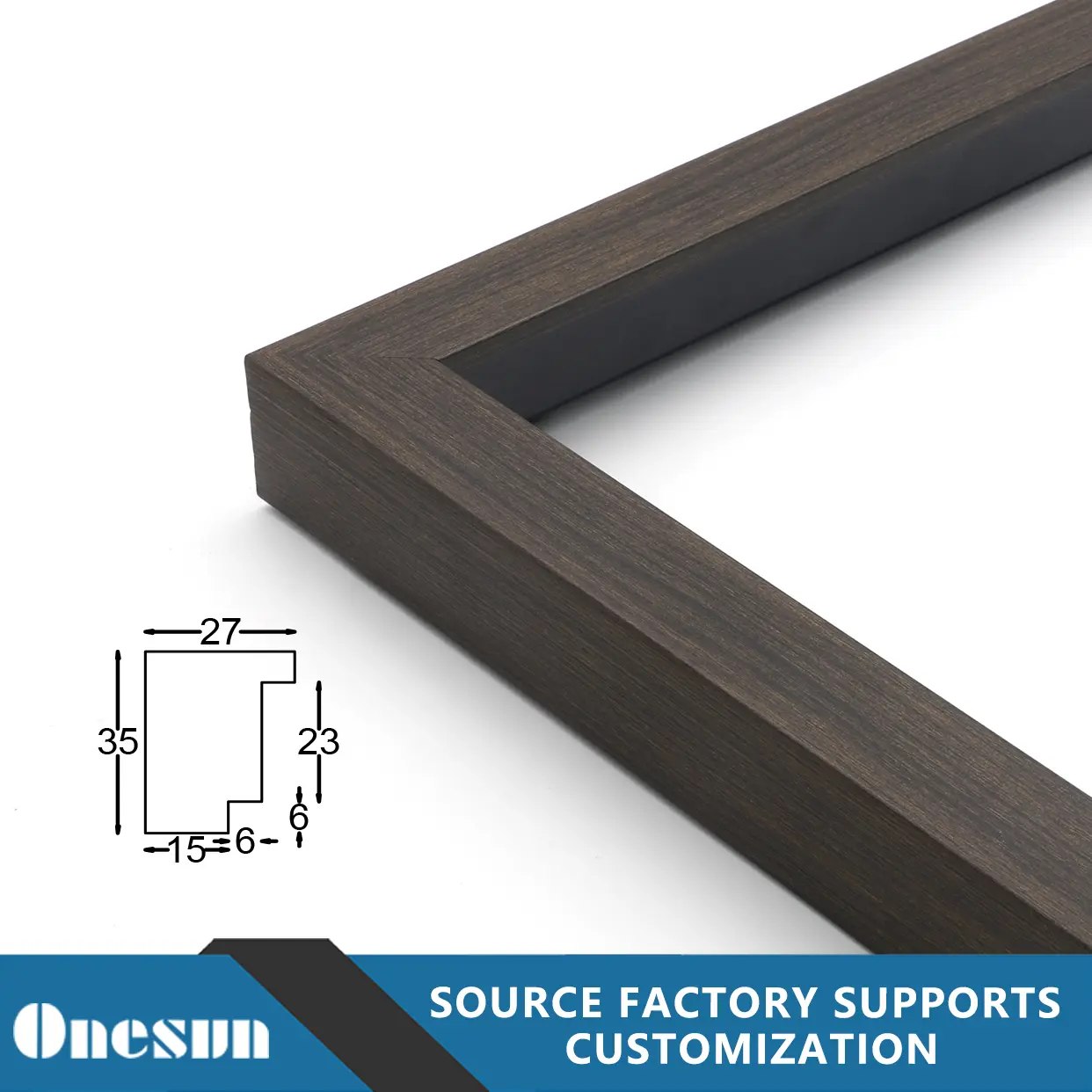 Artificial Wood Grain Frame Strip