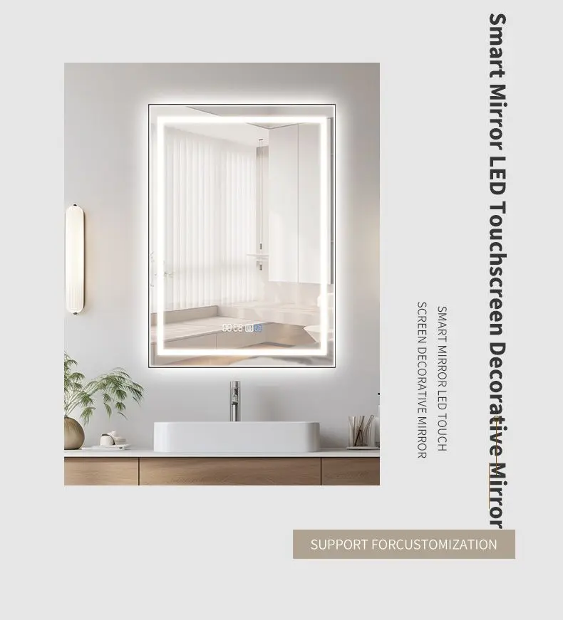 Smart Mirror LED Touchscreen Decorative Mirror