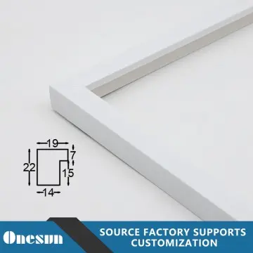 FlatminimalistPSfoamframestrips:light,textured,fits diverse art styles