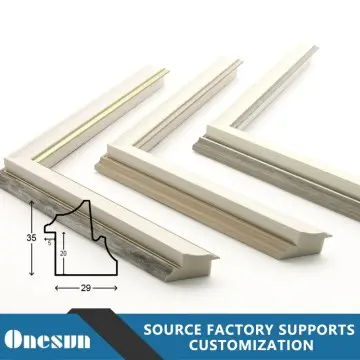 Modern Minimalist Pure White PS Foam Mould...