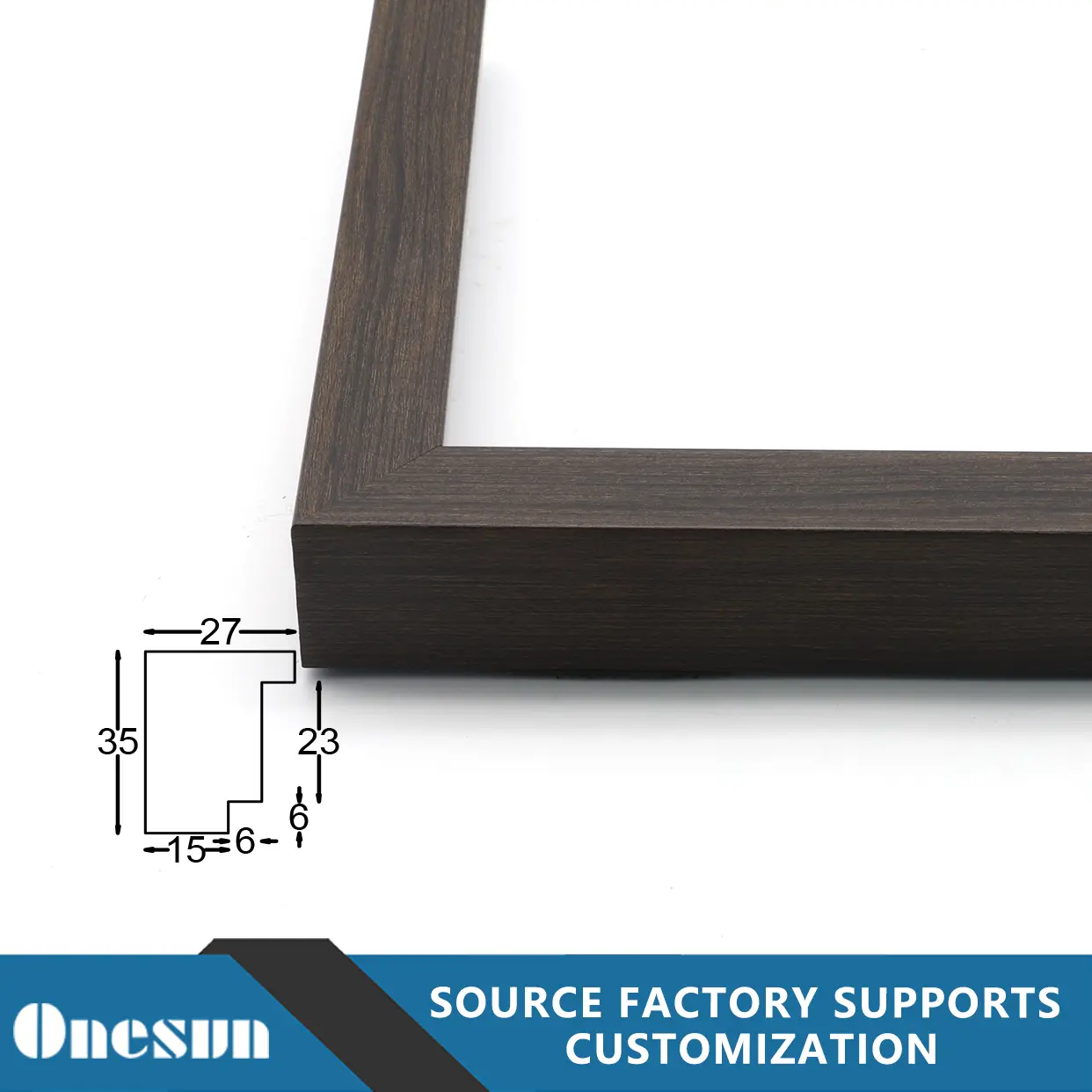 Coffee Brown Wood Imitation