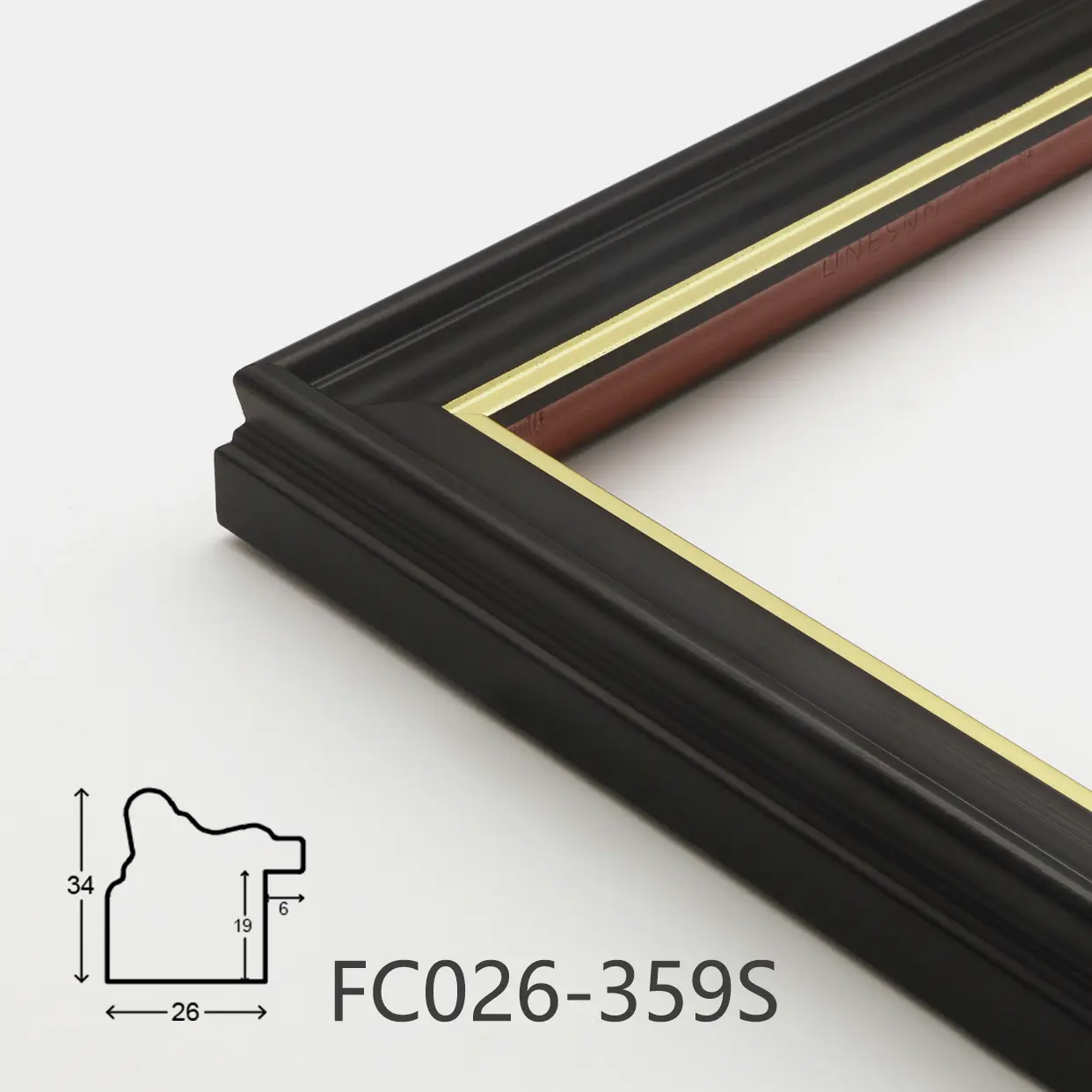Artificial Wood Grain Frame Strip