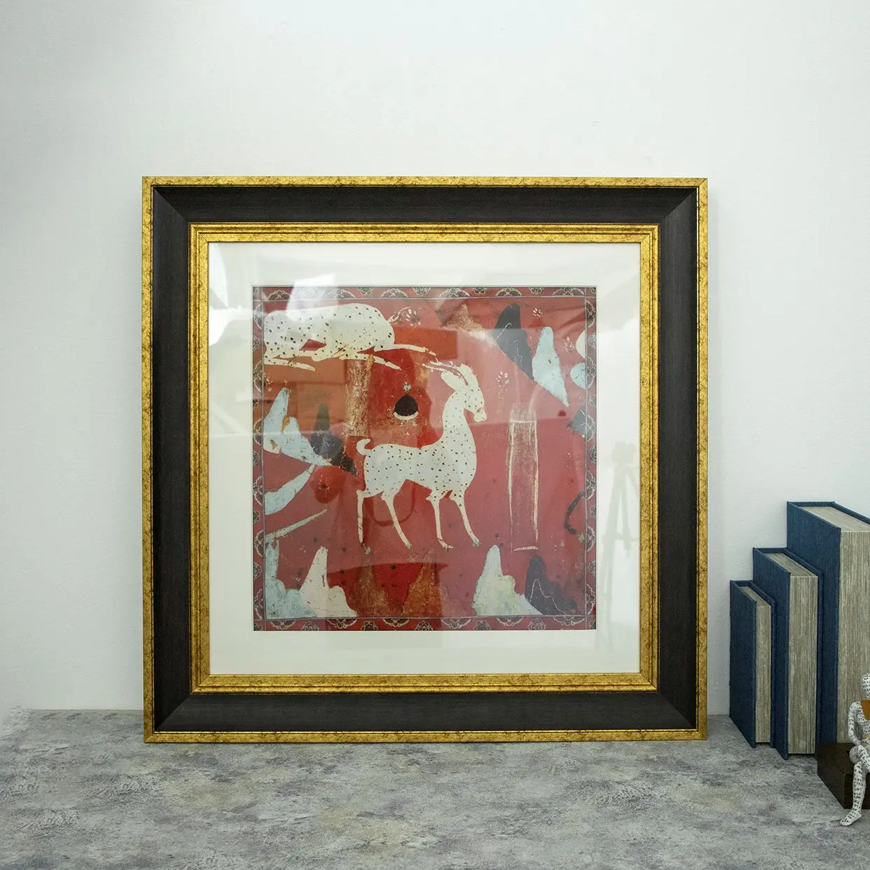 Dunhuang Mural Nine-Colored Deer Decorative Painting